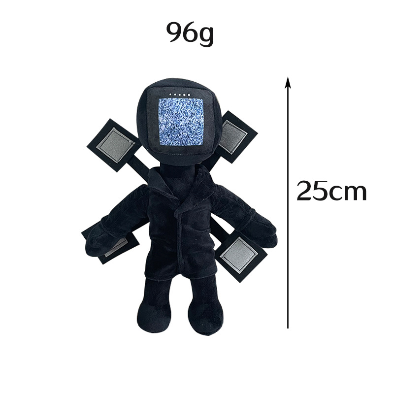 Cross-border Skibidi aseo persona Speakerman jefes Persona de audio relleno muñeca lote. Cabello