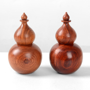 Vietnamese Rosewood Toothpick Holder, Redwood Gourd Wooden Toothpick Jar, Solid Wood Fortune Toothpick Box, Eco-Friendly Solid Wood