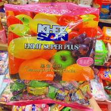 港版马来西亚Fruit Super Plus果超水果软糖CKY正品500g年货喜糖