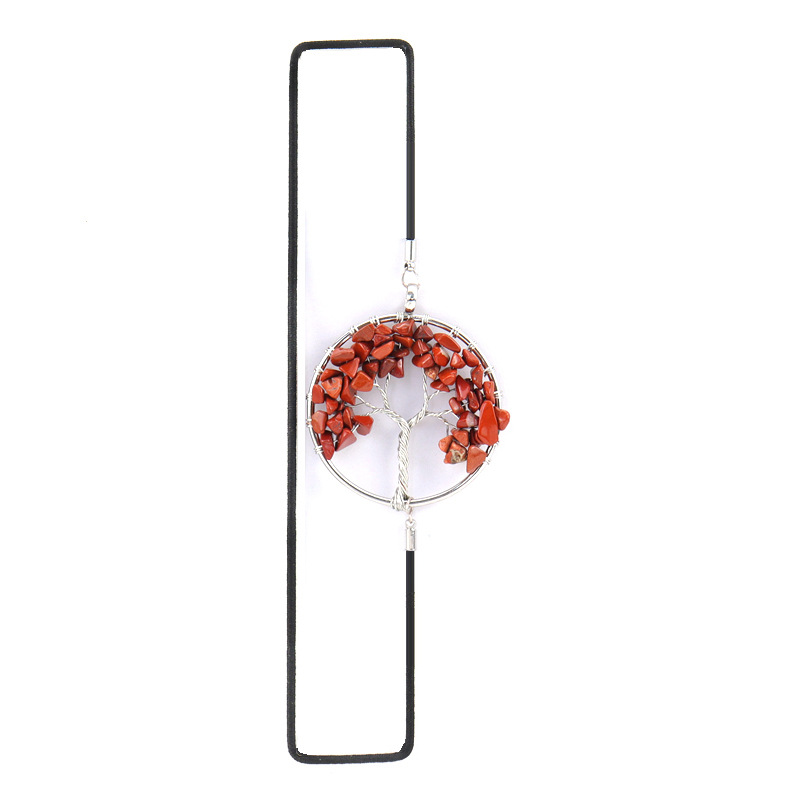20g Weight Bookmark Stationery Type 1 Piece Quantity Learning, School Occasion Filament, gravel, Copper Wire Material Life Tree Pattern Retro style 1 Piece Life Tree Learning School Filament Gravel Copper Wire Retro Bookmark 12