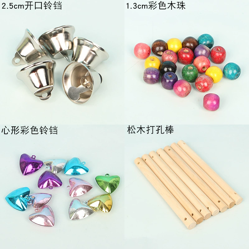 Попугай игрушка DIY Материал Лестница Качели Кольцо Лестница Лестница Животные Товары Деревянная палочка колокольчик Чучка Аксессуары