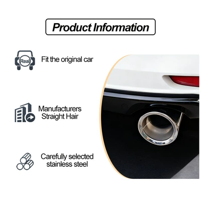 Exhaust pipe — Pipe Carbon Fiber Tailpipe