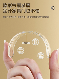 ♔ Anti-Collision Sticker Silicone Door Handle Refrigerator Door Rear Anti-Collision Pad Transparent Wall Traceless Anti-Collision Cabinet Door Anti-Collision