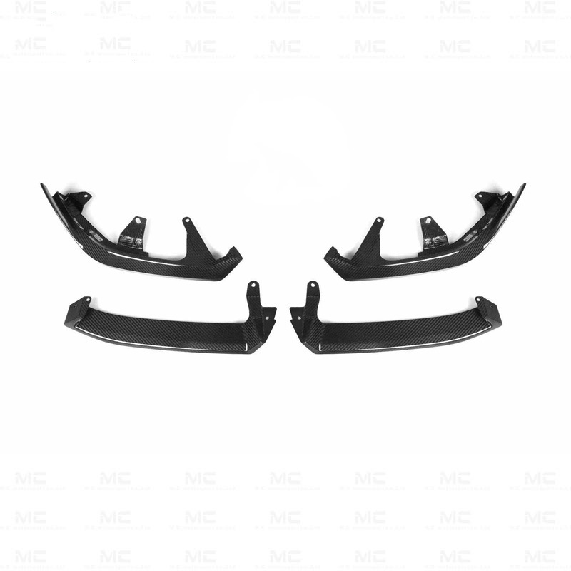 Suitable for Bmw 5 Series G60/G68 Front Lip Mp Model 2024+ Front Lip 4-Section Modified Front Spoiler Sports-Style Body Kit
