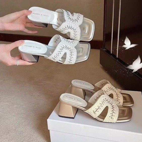Spring and Autumn New Style Silver Round-Toe Stiletto Heels for Women, 2026 Xiuhe Wedding Dress Dual-Use Comfortable Shoes