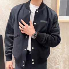 跨境外贸高版本2025新款D家刺绣棒球服夹克男女同款