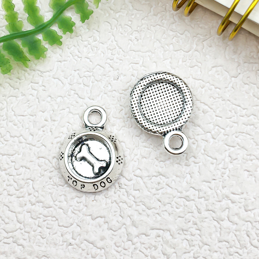 개 밥 그릇 1 개 10x15mm-1.2g-9812