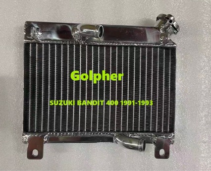 Applicable models: SUZUKI BANDIT 400 1991-1993, all-aluminum motorcycle radiator