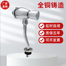 全铜小便器冲水阀卫生间小便池手按式延时阀开关厕所小便斗冲洗阀