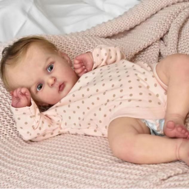 Muñeca Reborn Artesanal de 19 Pulgadas Jocy de Vinilo