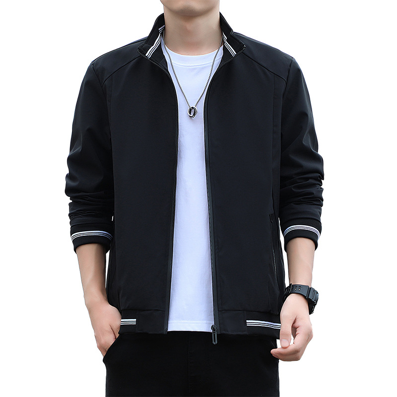 2022 primavera y otoño nuevo cuello de béisbol chaqueta de hombre chaqueta de moda chaqueta de primavera chaqueta casual abrigo suelto