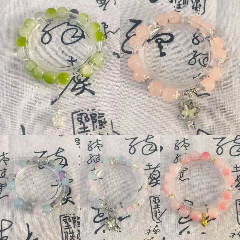 原创春日向阳蝴蝶手链小众清冷感百搭高级韩版学生直播专用手串|undefined