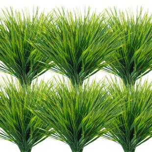 Cross-border artificial fake grass seven-cha spring grass barley grass aquatic grass pastoral decoration partition engineering plant grass
