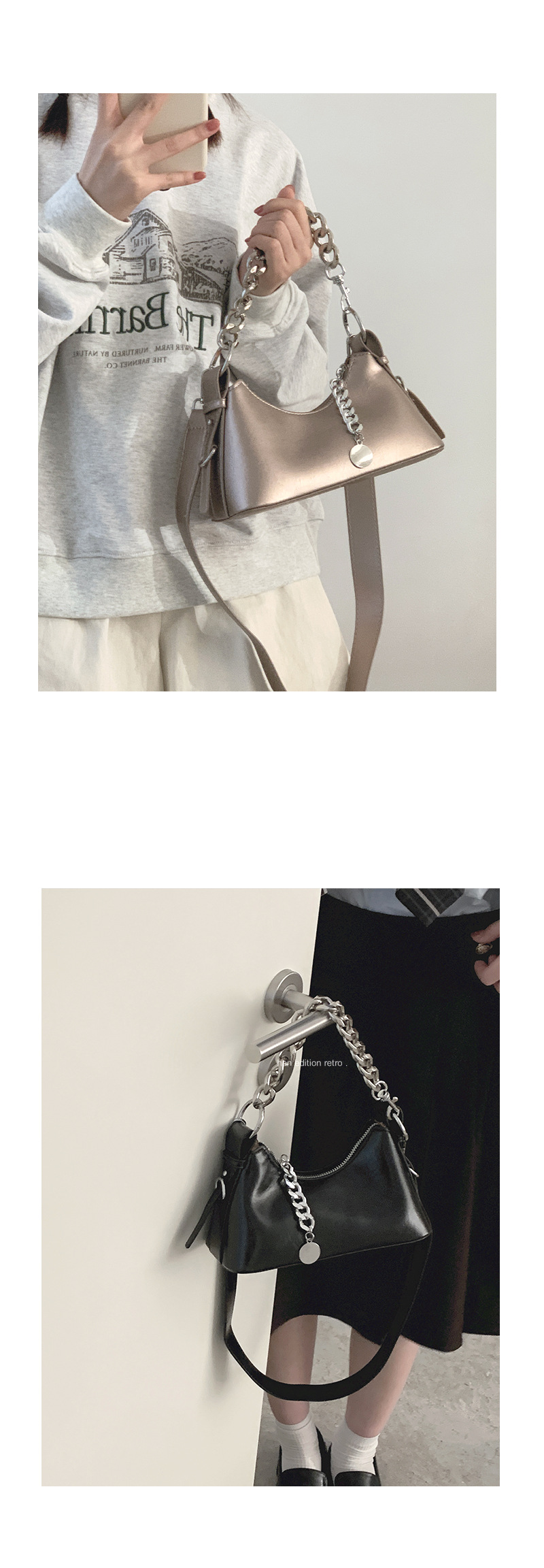 Women's Small Square Chain Crossbody Bag For Women Elegant Style_voghion.com
