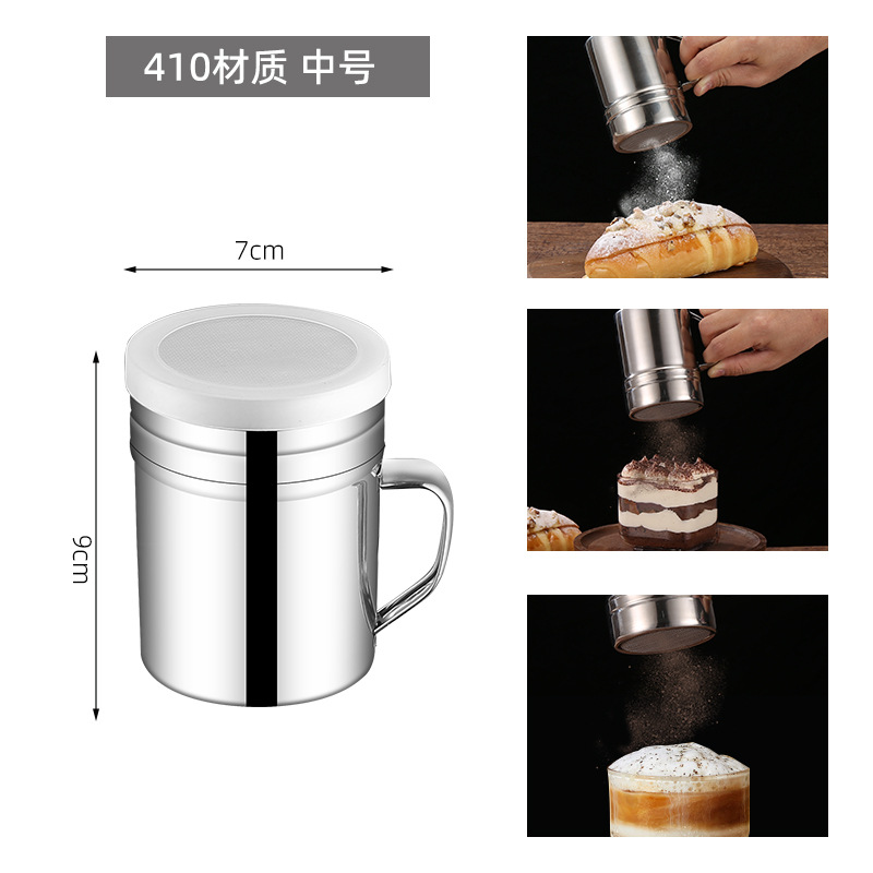 410 소재 - 손잡이가 있는 중간 메쉬 스크린(10oz)