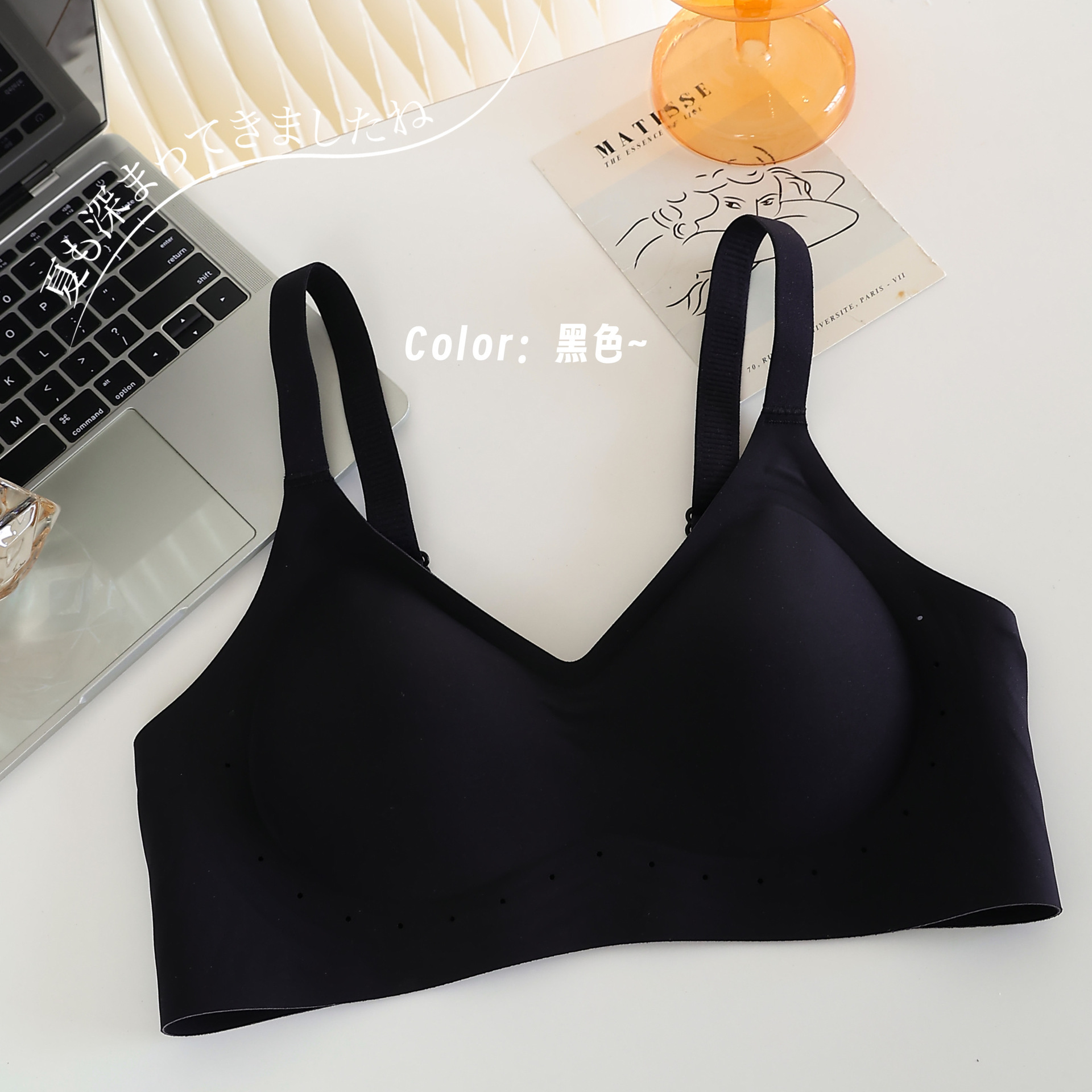 La nueva ropa interior integral 8099 ventilada y cómoda para protegerse de la caída se reúne sin marcas sin anillo de acero.