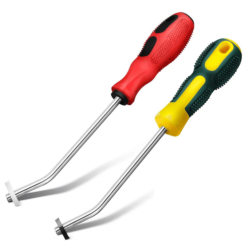 Cross-border 2-piece ceramic tile grouting tungsten steel caulking removal tool grouting cleaner scraper washing brush