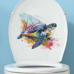 梵汐fun-m119海底世界海龜馬桶貼浴室衛生間美化牆貼紙批發自粘