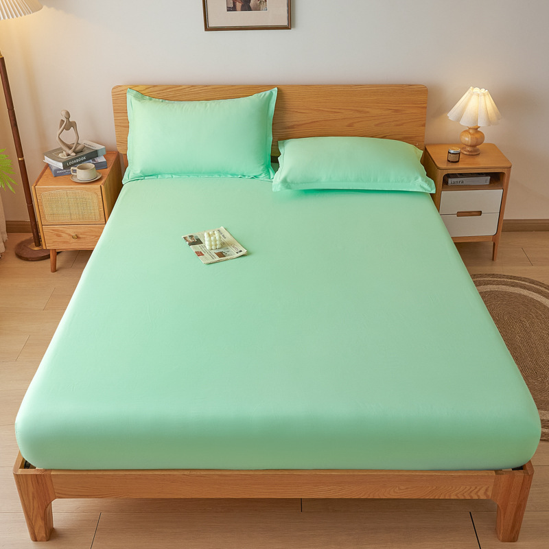 Sombrilla de cama funda de colchón de algodón de una sola pieza funda de cama de algodón fijo antideslizante funda protectora Simmons hotel al por mayor