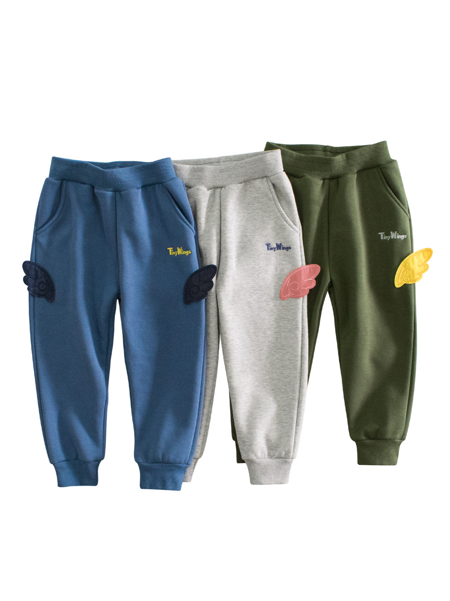 27kids Ropa infantil de estilo coreano Otoño e invierno Nuevas llegadas 2024 Pantalones deportivos para niños Pantalones largos deportivos para niños Suministro mayorista transfronterizo