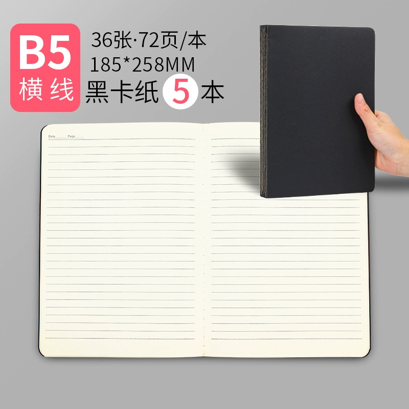 Leather laptop, book for students, practice for teaching maths, increased thickness