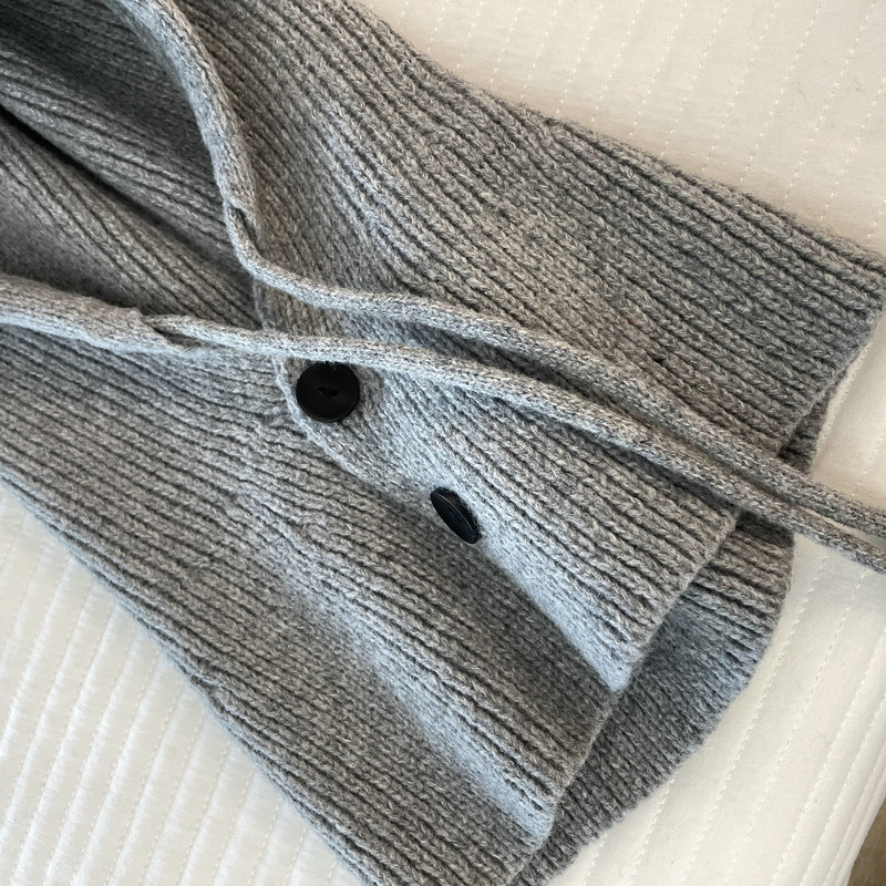 161g Weight Wool Cap Hats Type Holiday, Daily Occasion yarn, Polyester Material Solid Color Pattern Autumn&Winter Season Women's Gender Simple Style, Classic Style Style Eaveless Rim Balaclava Women's  Winter Warm Hat Scarf Integrated Knitted Earflaps Woolen Cap High Sense 5