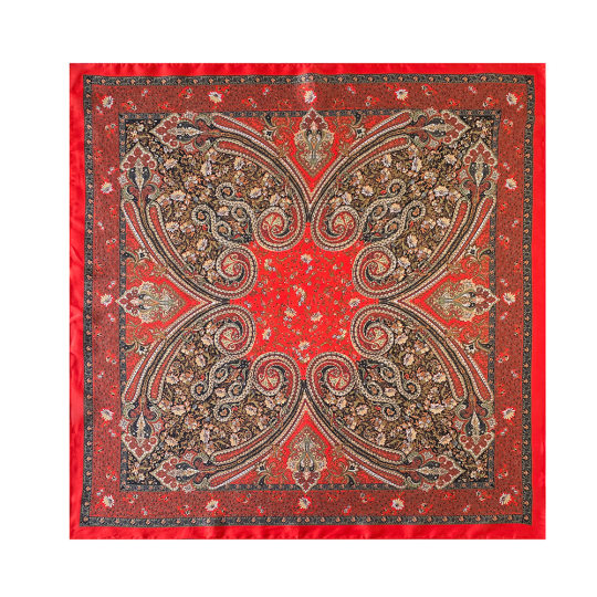 Cross-Border European and American Fashion Headscarf for Women, New Fashion Headscarf Hat, Silk Scarf, 70 Square Scarf with Scarf, Same Style for Men and Women