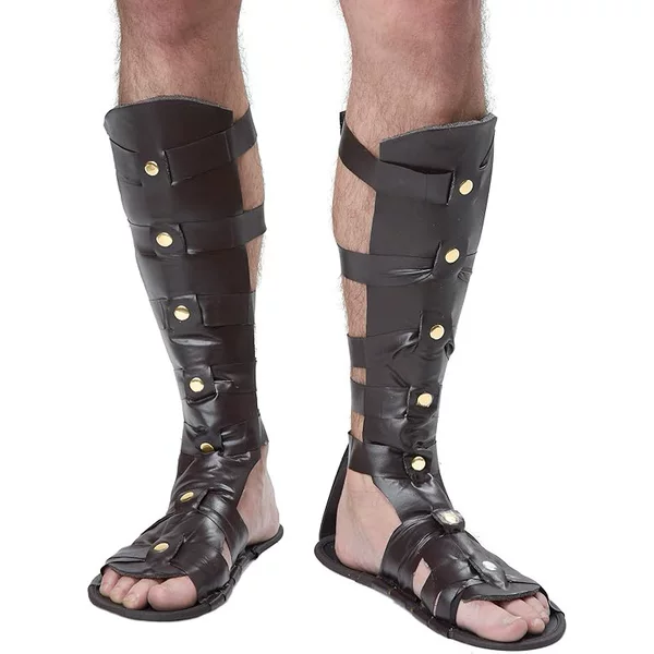 Amazon Temu Cross-Border New European and American Medieval Renaissance Roman Gladiator Retro Men's Shoes