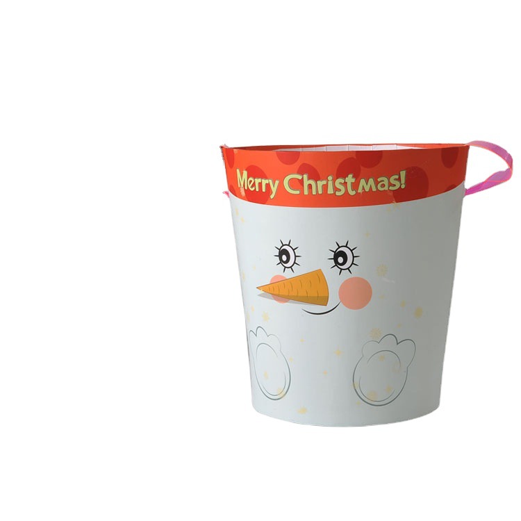 工厂生产精美椎形圆盒 时尚可爱卡通包装盒 新款圣诞礼品盒