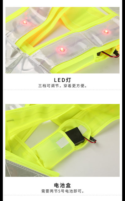 Gut sichtbare LED-Leucht ves reflektieren der Gurt für Nacht lauf und  Fahrrad Sicherheits warnleuchte USB wiederauf ladbare Weste - AliExpress