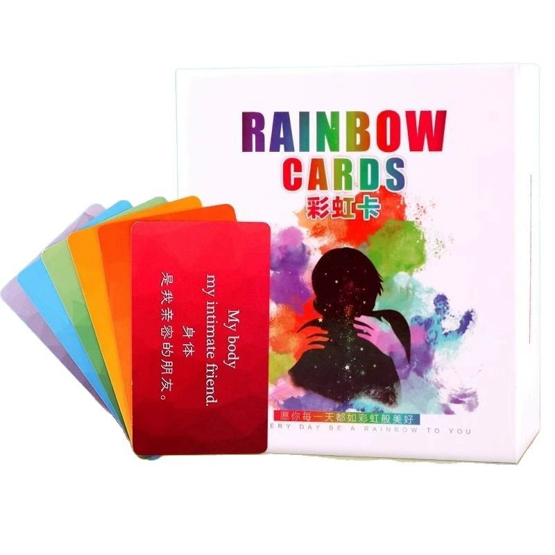 Карточная игра Rainbow Diamond Edition цветная карта восторженная энергия позитивная психология карта желаний Catarot