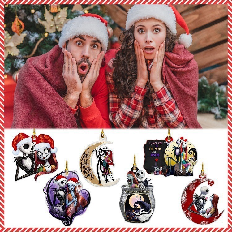 国境を越えた新製品かわいいクリスマス面白いアクリルクリスマスアクセサリー記念品プレゼントペンダント|undefined