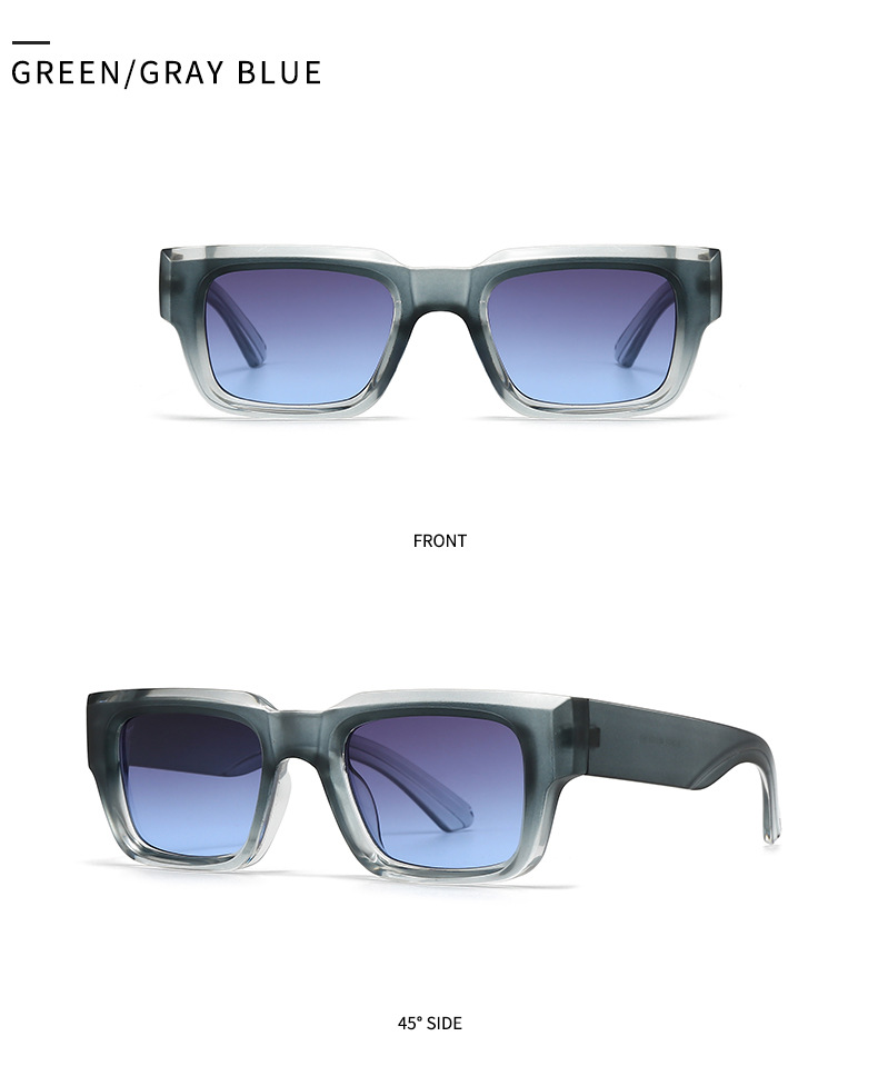 Gränsöverskridande fyrkantiga solglasögon för män moderna vintage Miami Beach UV400 solglasögon herrsolglasögon 3603_voghion.com