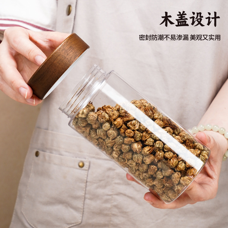 アカシア木蓋密封瓶食品グレードの陳皮村特別ボトル商人卸売保管と保管増粘マルチ口径|undefined