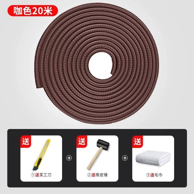 Qapı və bamper qoruyucu zolaqlar: Opening Adhesive Strip Thickened Free Paste - brown-20-m-suv-mpv-for-all-vehicles-to-send-a-full-set-of-tools