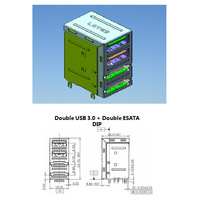 Double USB 3.0+Double ESATA DIP ~ pUSB3.0+pESATA