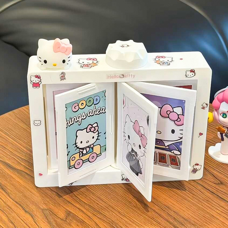 Polaroid Rotating Photo Album, Small Card Flip Photo Frame, Photo Storage Album, Creative Gift for Birthday, Gift for Friends