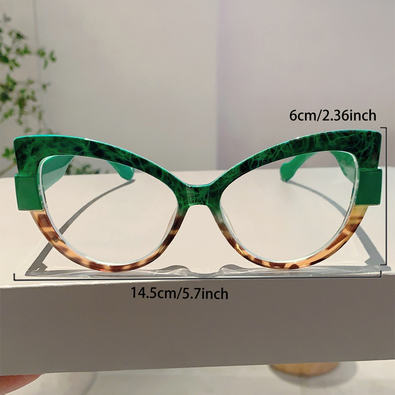 90g Weight Full Frame Glasses Structure Glasses Classification PC Lens Material Butterfly Frame Glasses Style Casual, Holiday Occasion Geometric Pattern All Seasons Season Women's Gender Elegant, Simple Style Style Elegant Simple Style Geometric PC Butterfly Frame Full Frame Optical Glasses 5