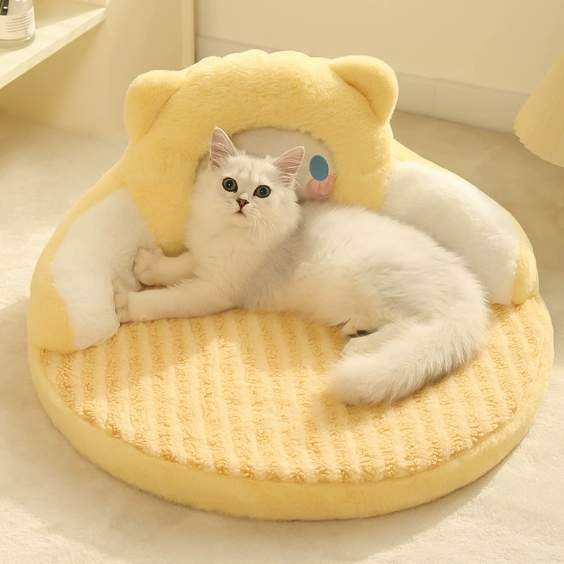 Гнездо для кота, подушка для кота, комфортабельное спящее место кота, сиамская кошка согревающий зимний гнездо, четверто сезонов универсальная собака
