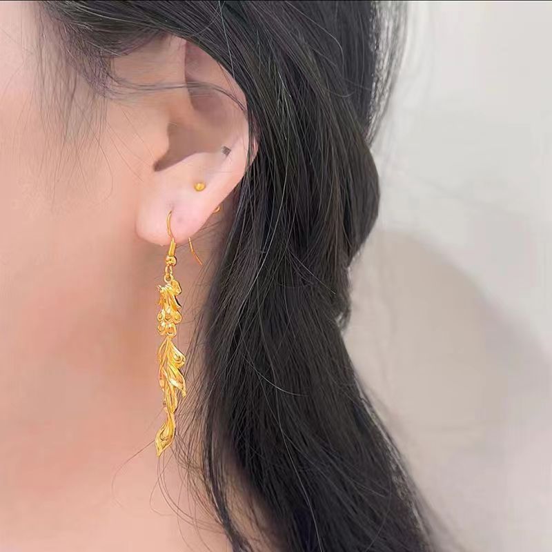 Long Phoenix, fashionable universal earrings, wholesale
