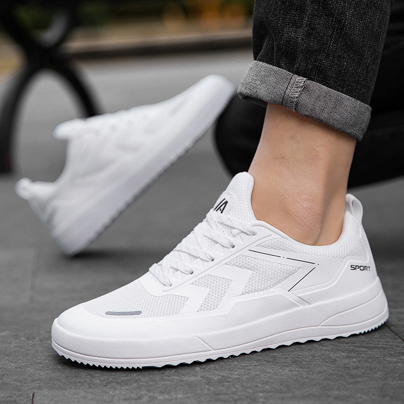 Transfronterizo de tamaño grande hombre al aire libre caminando todos los zapatos negros de moda zapatos de cabeza ancha zapatos casuales zapatos descalzos de 48