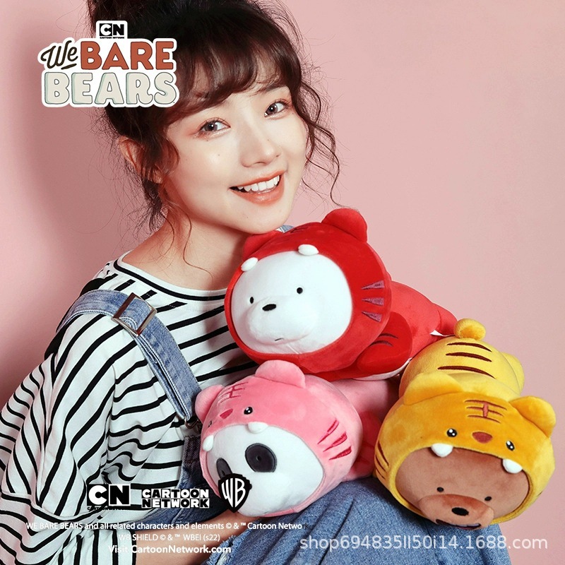 Juguetes de peluche auténticos de oso desnudo, nuestra muñeca de oso desnudo, niñas que duermen con almohadas suaves, regalos creativos.