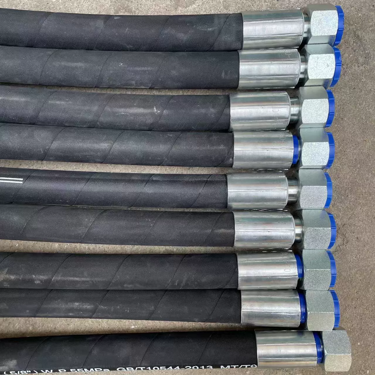 耐高低压钢丝高压油管 重型机械用液压油管 高低压胶管总成