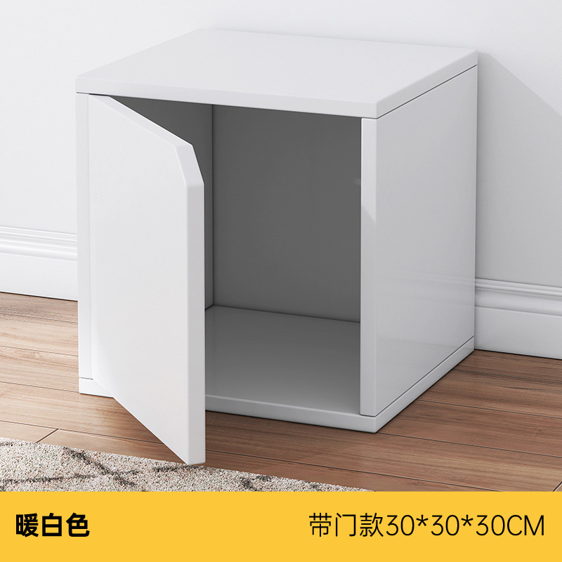 【DIY 단층 도어형】 연꽃 화이트 30CM