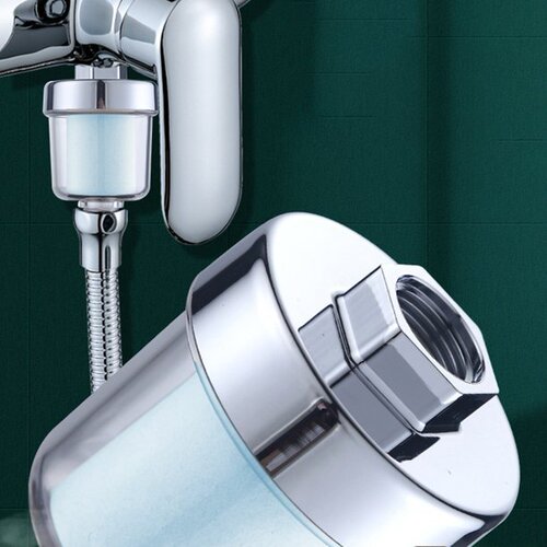 Universal Shower Filter Home Bathroom Shower Head Bathroom Shower Water Faucet Purifying Tap with Filter Cotton