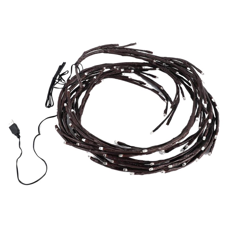 Nueva lámpara de árbol LED lámpara de ratán lámpara de modelado flexible lámpara de decoración de la pared de la habitación atmósfera lámpara de color al por mayor