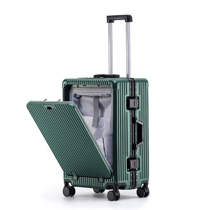 진한 녹색 다기능 전면 개방형 알루미늄 프레임 상자