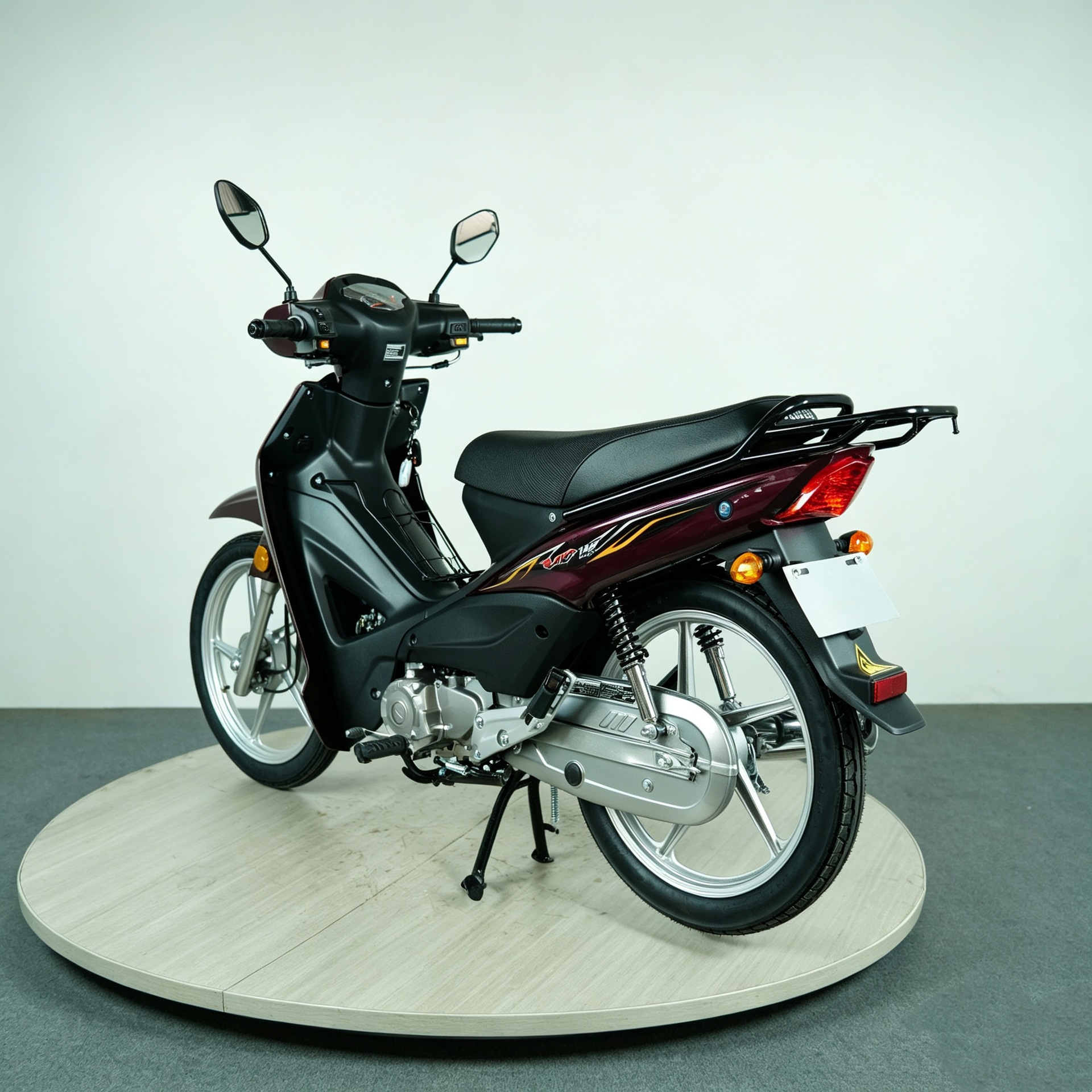 New Model Ud110 Curved Beam Motorcycle, Low Consumption, Fuel-Efficient, Lightweight Commuter Two-Wheeler, Factory Wholesale for Overseas Use