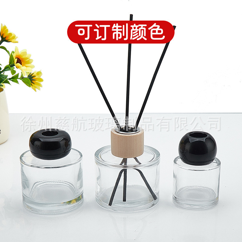 圆柱香薰瓶28牙口100ml200ml晶白料玻璃瓶香水瓶经典高颜值香水瓶|undefined