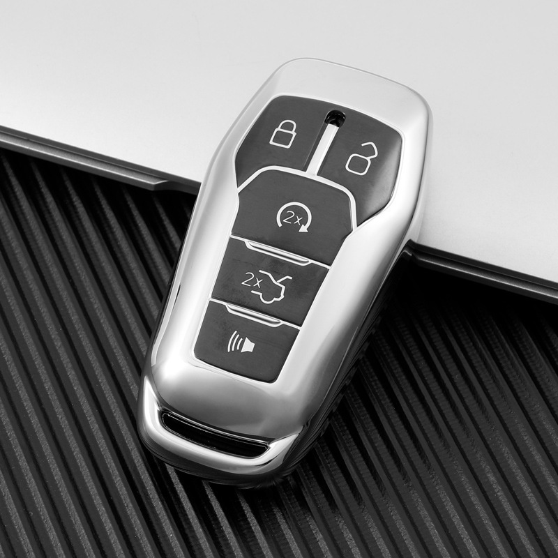 Ford car key case is suitable for explorers mustang mustang keys and other soft glue TPU vinyl key case